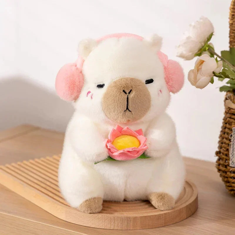 Cuddly Capybara & Monkey Stuffed Animal Friends