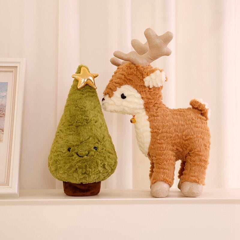 Soft Christmas Reindeer Teddy Plush Toy
