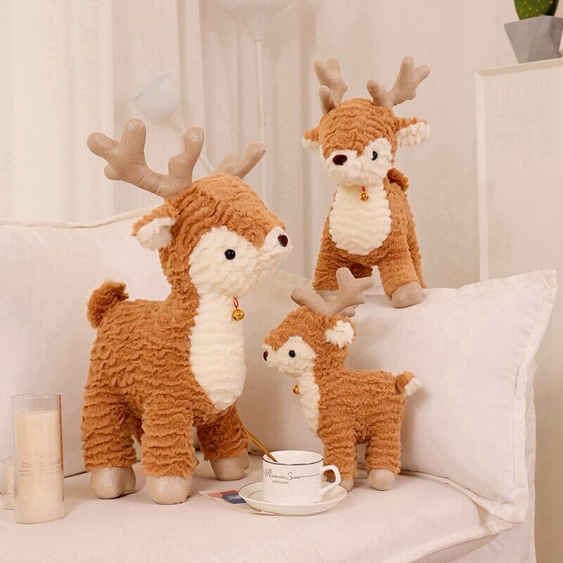 Soft Christmas Reindeer Teddy Plush Toy