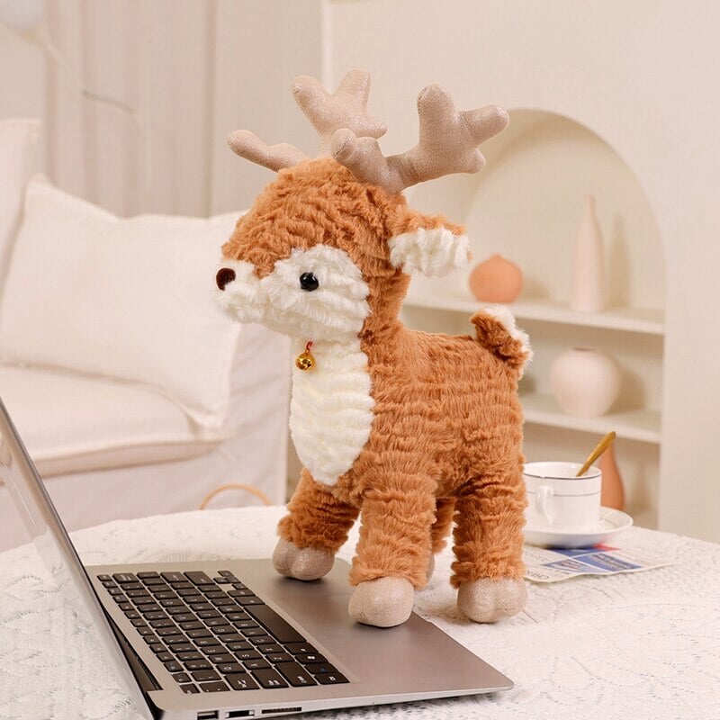 Soft Christmas Reindeer Teddy Plush Toy