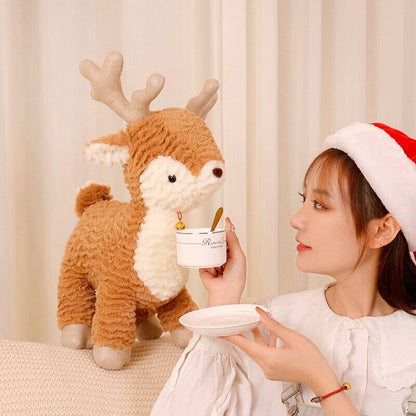 Soft Christmas Reindeer Teddy Plush Toy