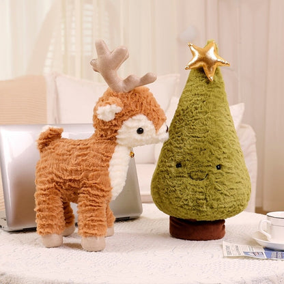 Soft Christmas Reindeer Teddy Plush Toy