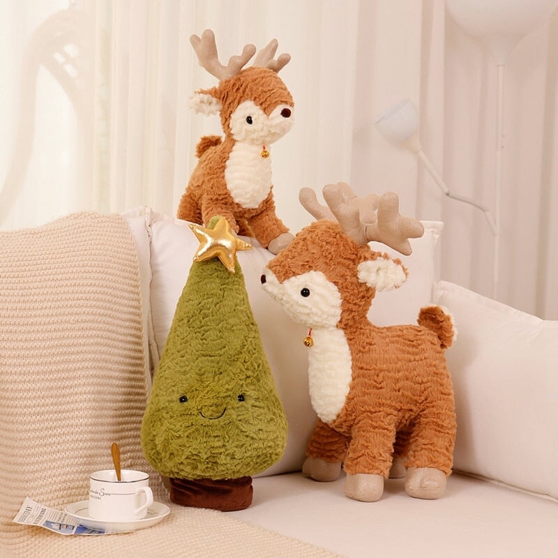 Soft Christmas Reindeer Teddy Plush Toy