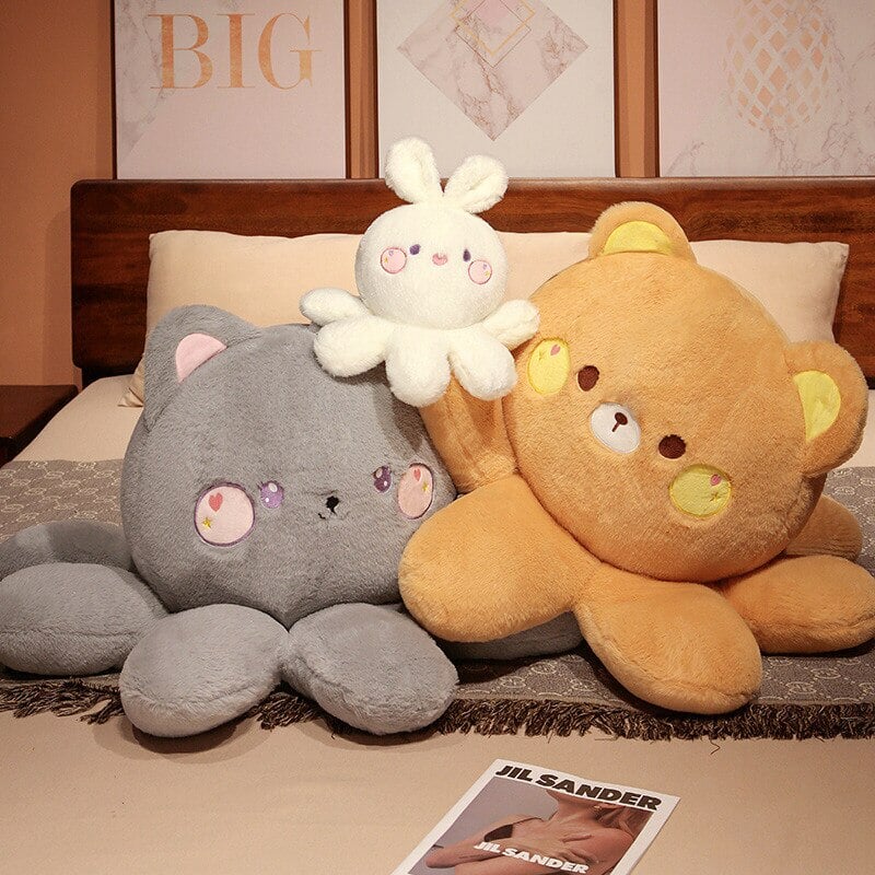 Soft Cuddly Plush Toy Animals Set