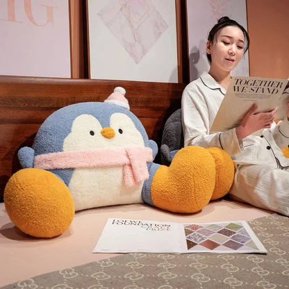 Plush Penguin Support Cushion Pillow Pad