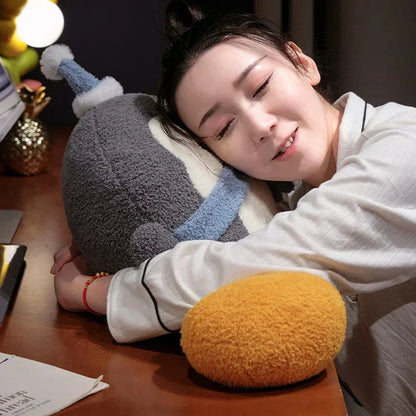 Plush Penguin Support Cushion Pillow Pad
