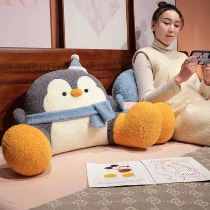 Plush Penguin Support Cushion Pillow Pad