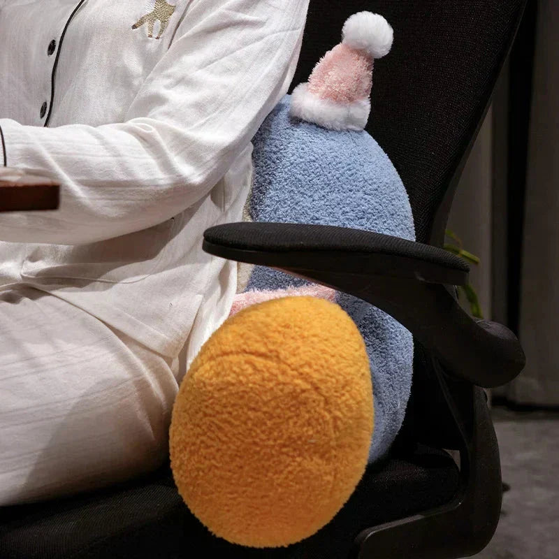 Plush Penguin Support Cushion Pillow Pad