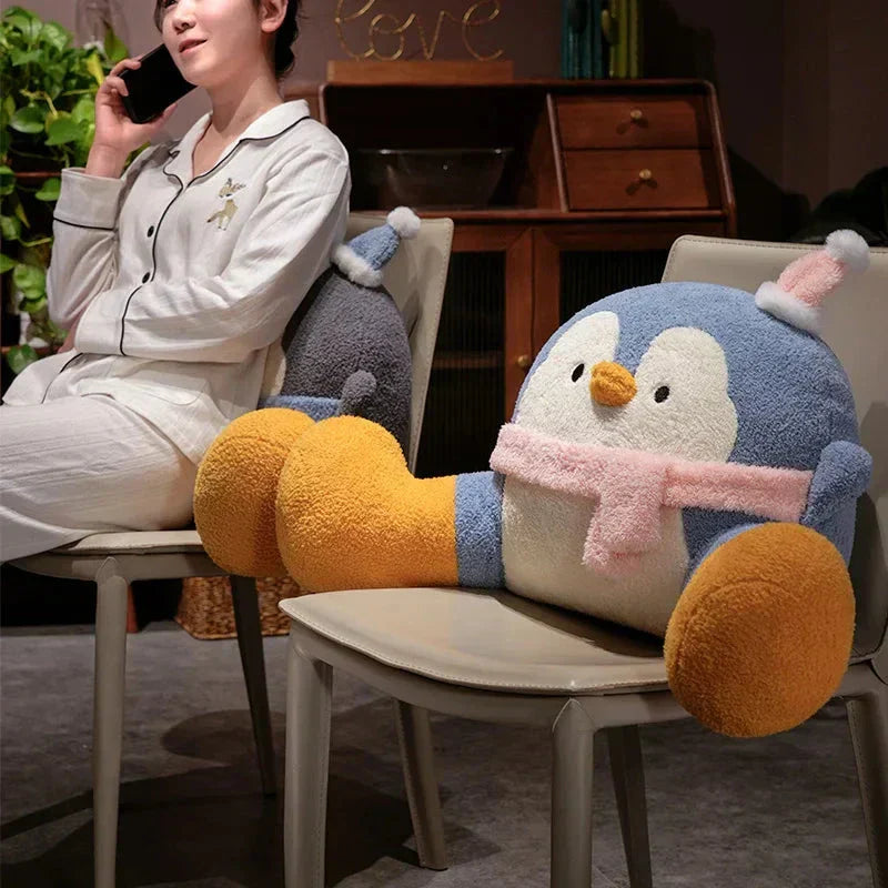 Plush Penguin Support Cushion Pillow Pad