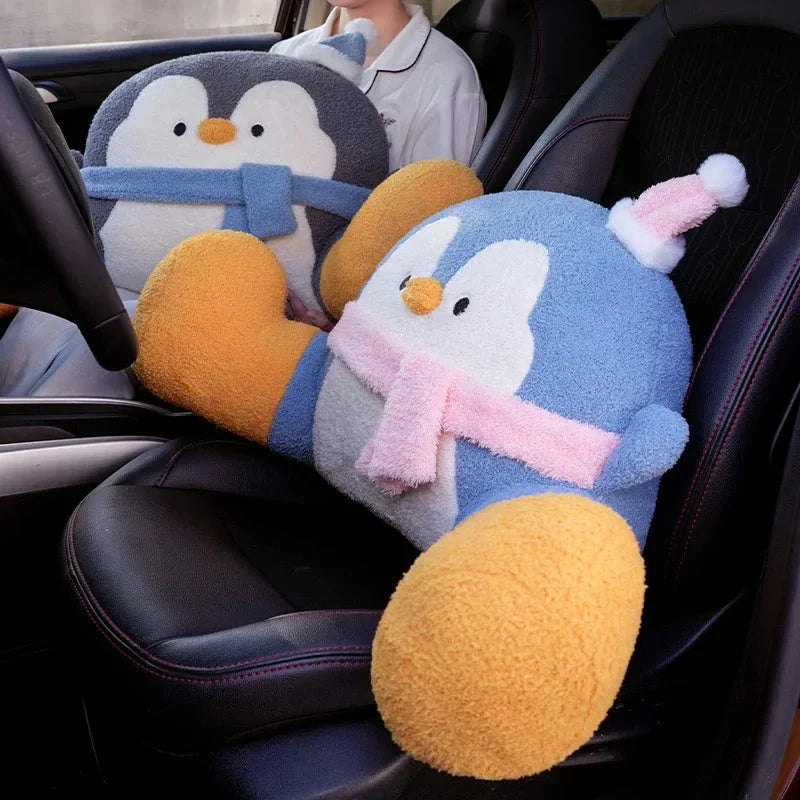Plush Penguin Support Cushion Pillow Pad