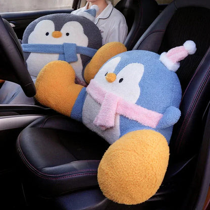 Plush Penguin Support Cushion Pillow Pad