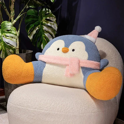 Plush Penguin Support Cushion Pillow Pad