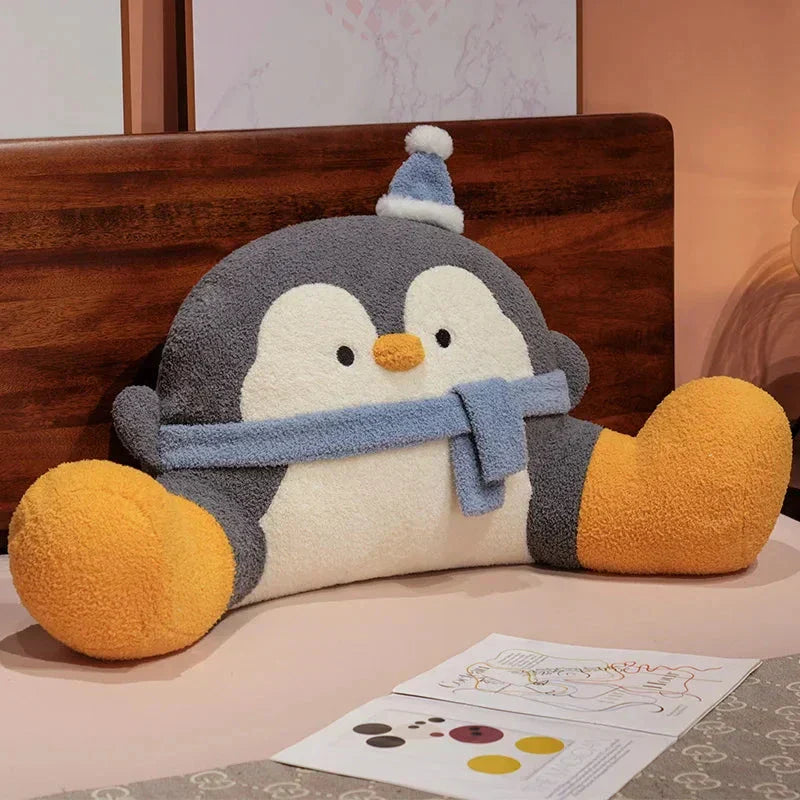 Plush Penguin Support Cushion Pillow Pad