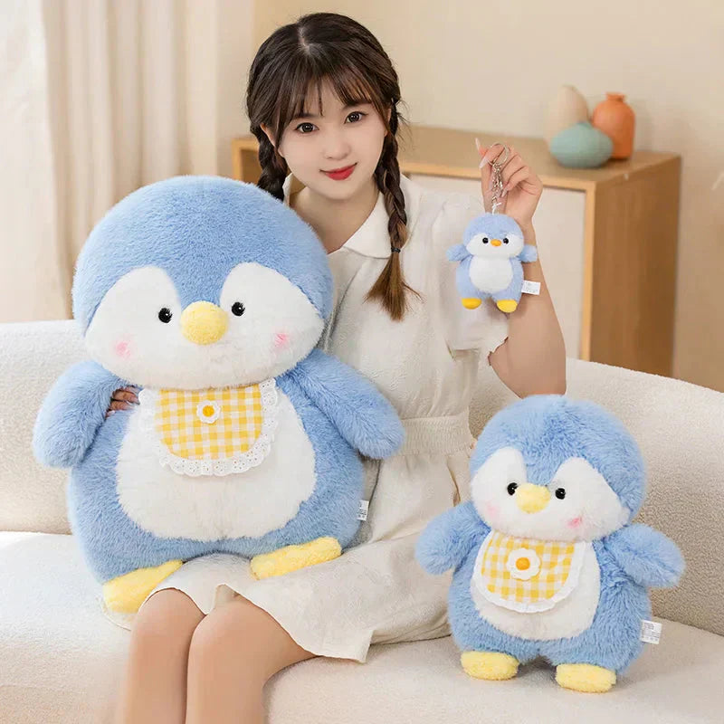 Soft Adorable Penguin Plush Toys with Bib