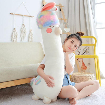 Colorful Plush Alpaca Hair Clips