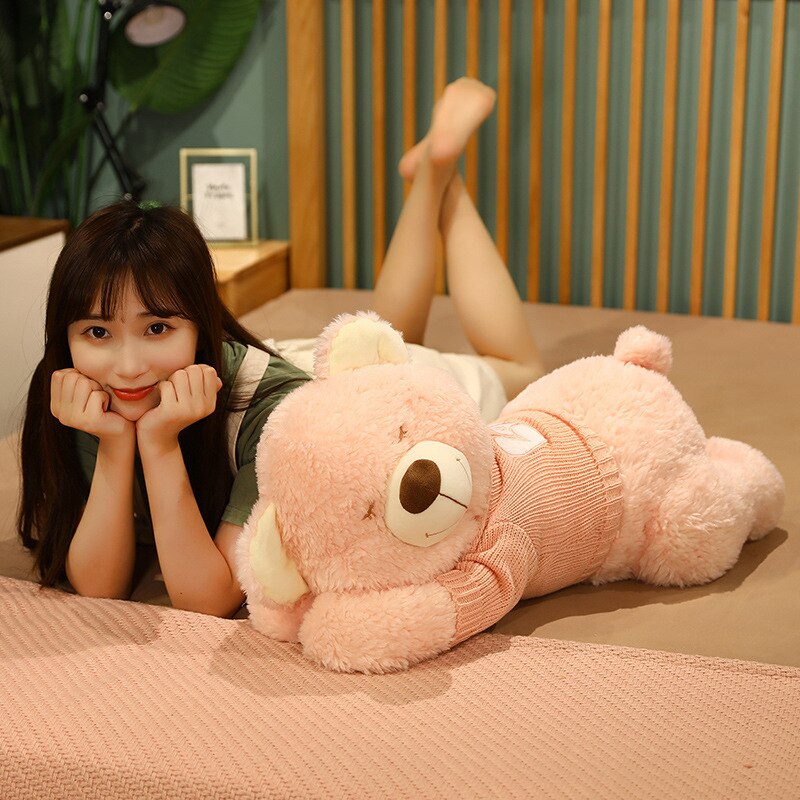Cuddly Brown White Teddy Bear Plush Toy
