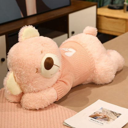 Cuddly Brown White Teddy Bear Plush Toy