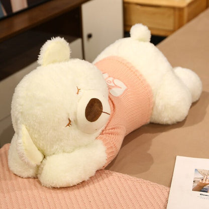 Cuddly Brown White Teddy Bear Plush Toy