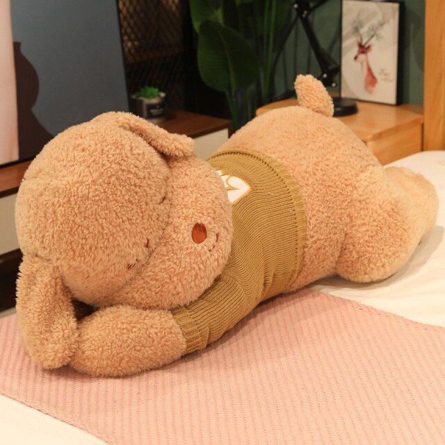 Cuddly Brown White Teddy Bear Plush Toy