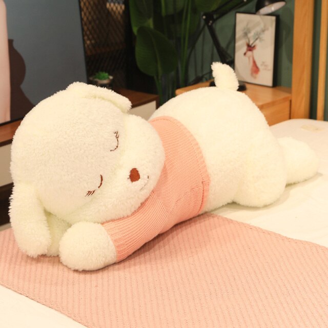 Cuddly Brown White Teddy Bear Plush Toy