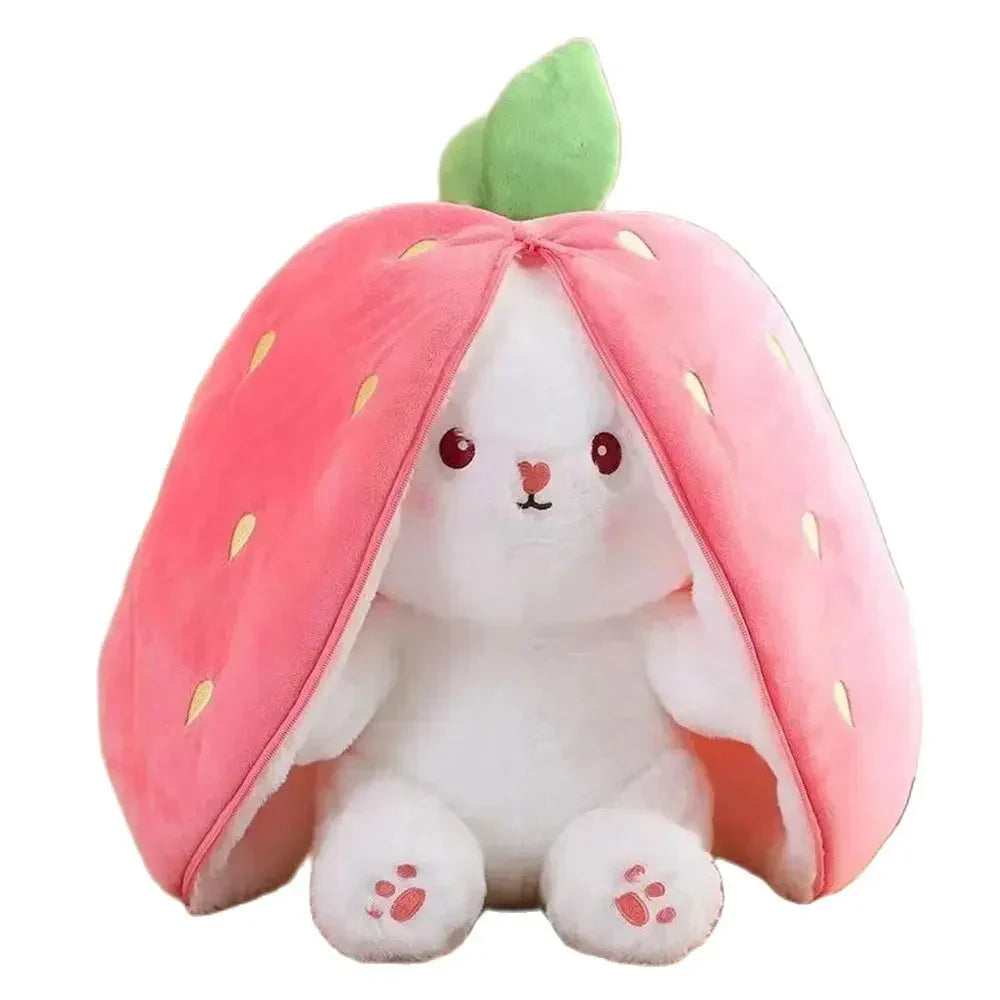 Soft Cute Bunny Plush Toy Zip Up