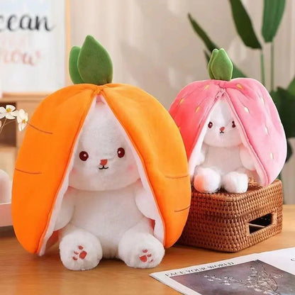 Soft Cute Bunny Plush Toy Zip Up
