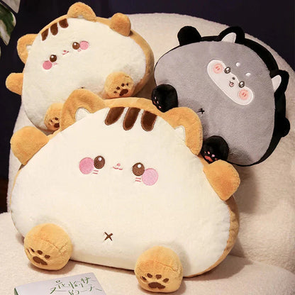 Soft Kitten Bread Shaped Cat Plush Toys