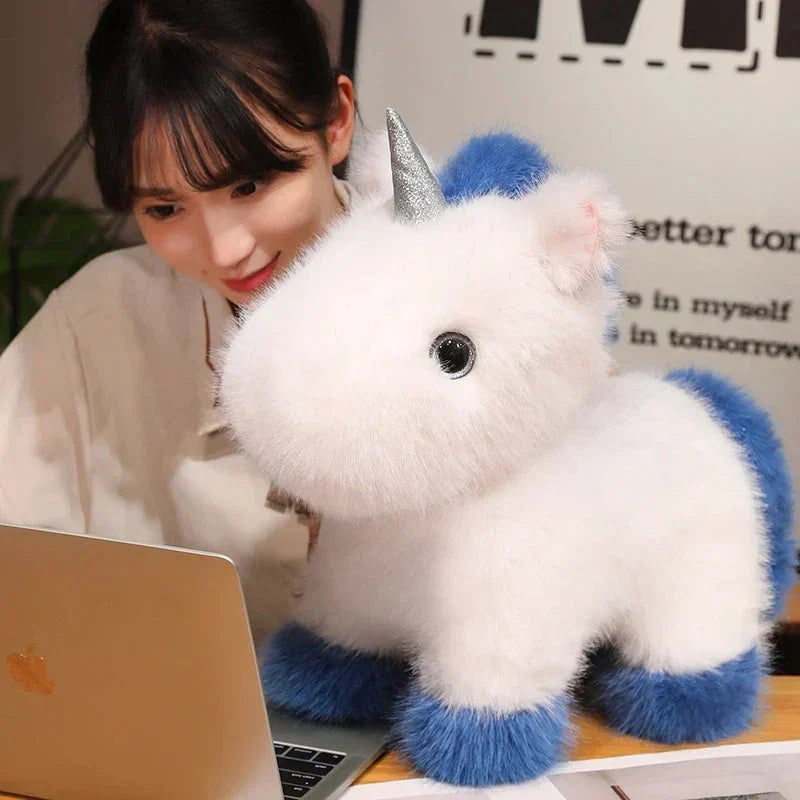 Soft Pastel Color Cute Unicorn Plush Toy