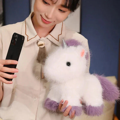 Soft Pastel Color Cute Unicorn Plush Toy