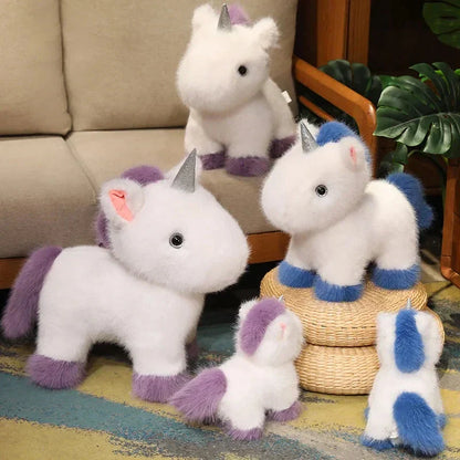 Soft Pastel Color Cute Unicorn Plush Toy