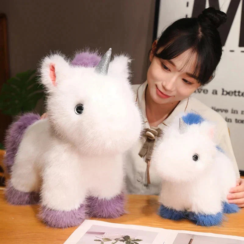 Soft Pastel Color Cute Unicorn Plush Toy