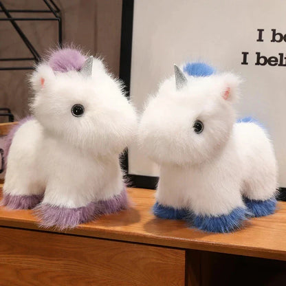 Soft Pastel Color Cute Unicorn Plush Toy
