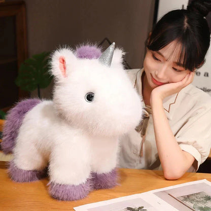 Soft Pastel Color Cute Unicorn Plush Toy