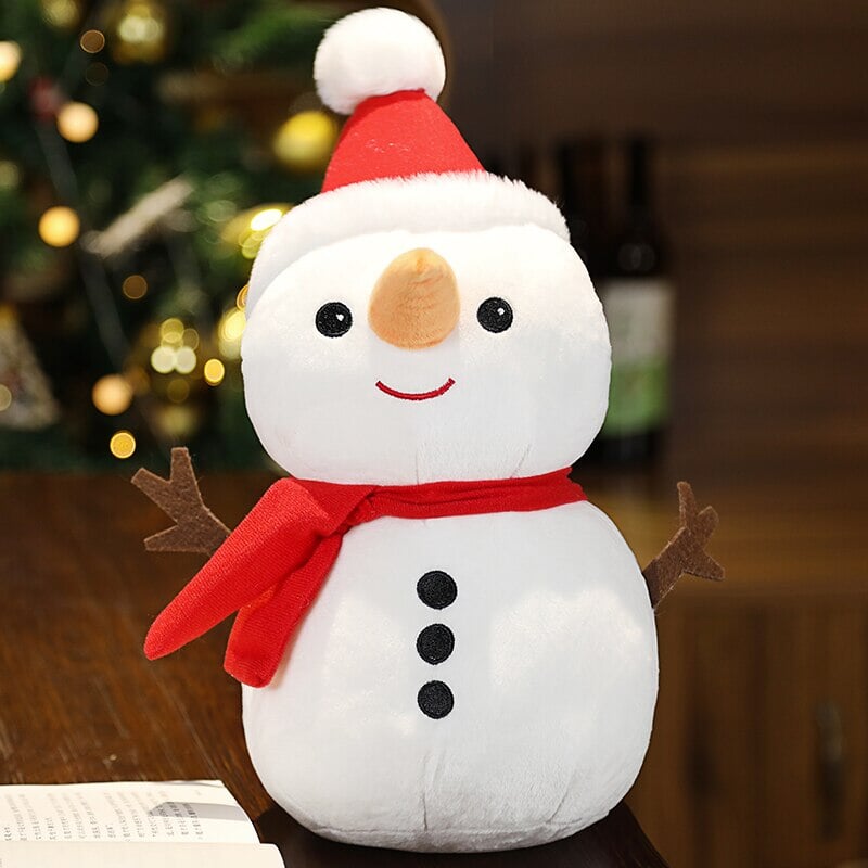 Cuddly Christmas Reindeer Snowman Plush Toys