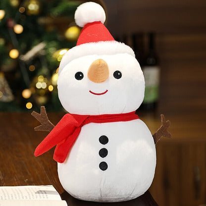 Cuddly Christmas Reindeer Snowman Plush Toys