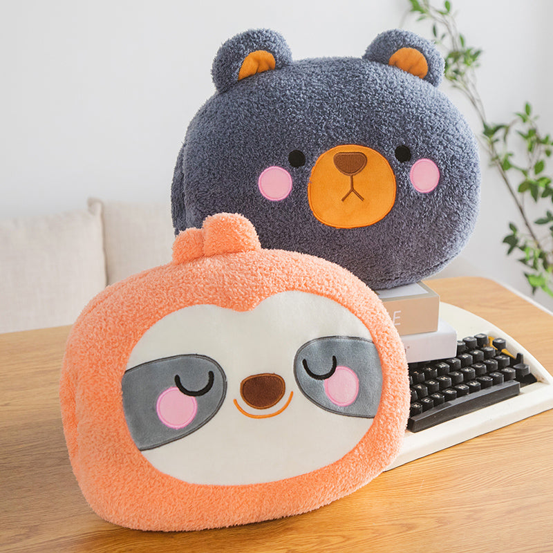 Soft Animal Hand Warmer Plush Toy Set