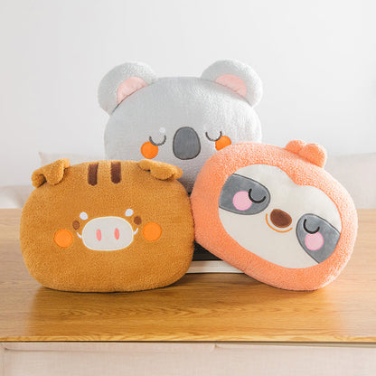 Soft Animal Hand Warmer Plush Toy Set