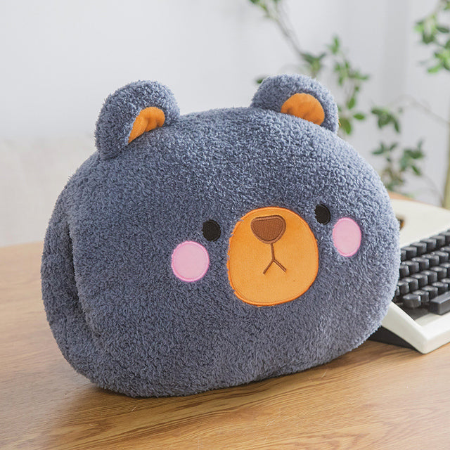 Soft Animal Hand Warmer Plush Toy Set