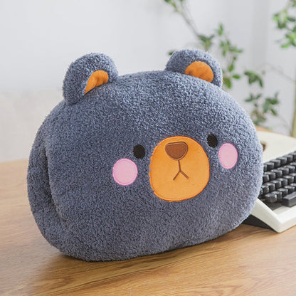 Soft Animal Hand Warmer Plush Toy Set