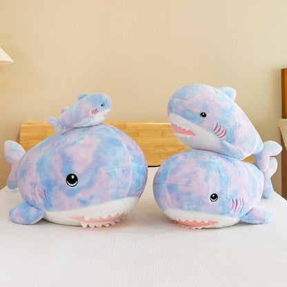 Colorful Soft Shark Stuffed Toy
