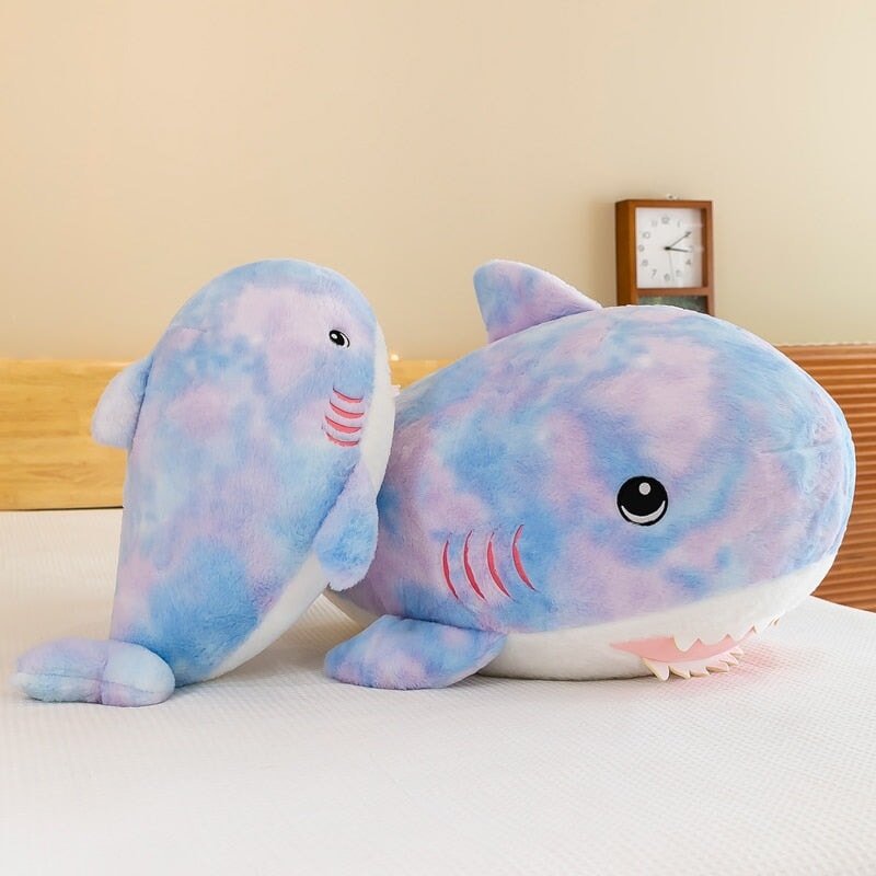Colorful Soft Shark Stuffed Toy