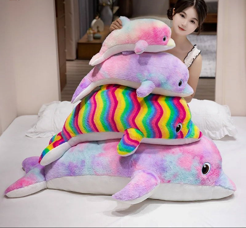 Colorful Marine Dolphin Soft Toys