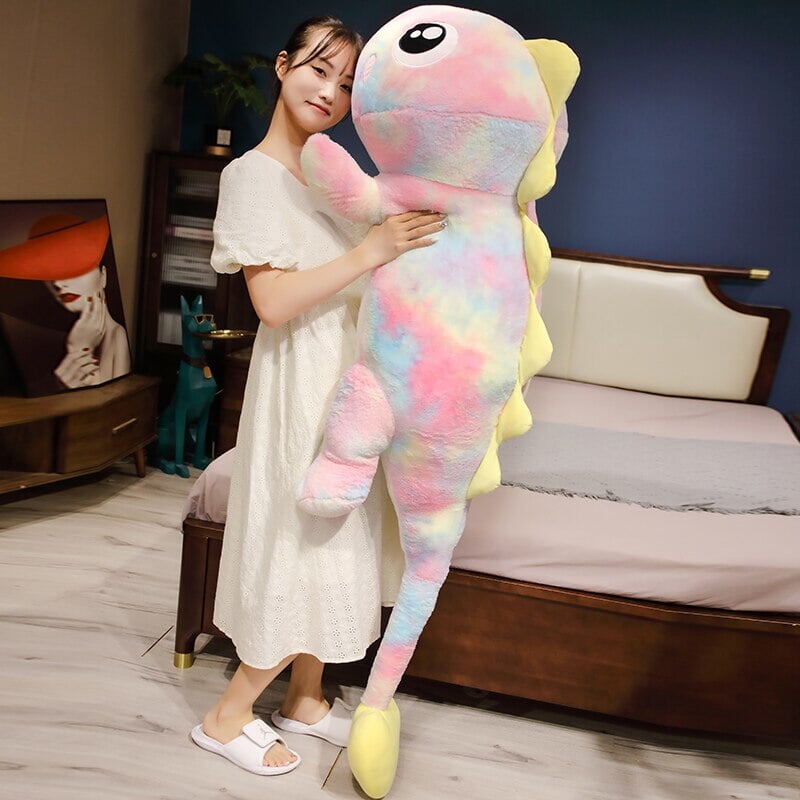 Colorful Rainbow Lizard Soft Plush Toy