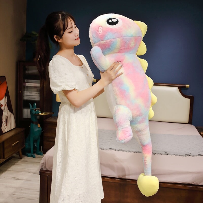 Colorful Rainbow Lizard Soft Plush Toy - Fesara