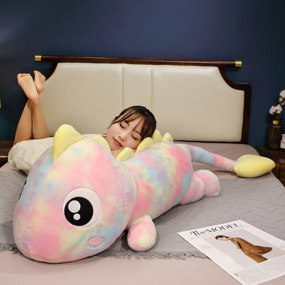 Colorful Rainbow Lizard Soft Plush Toy