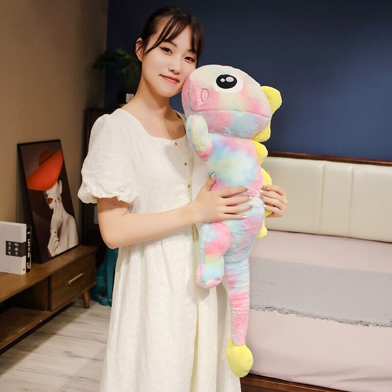 Colorful Rainbow Lizard Soft Plush Toy
