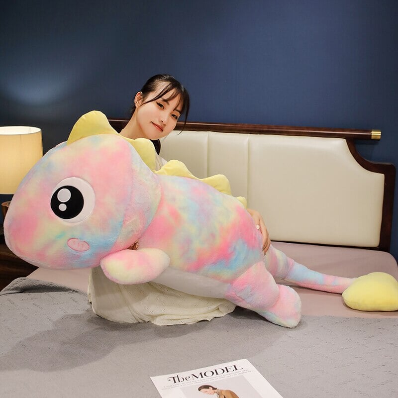 Colorful Rainbow Lizard Soft Plush Toy