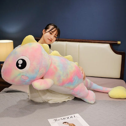 Colorful Rainbow Lizard Soft Plush Toy