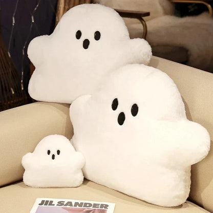 Soft White Downy Plush Pillow