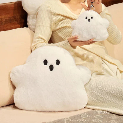 Soft White Downy Plush Pillow